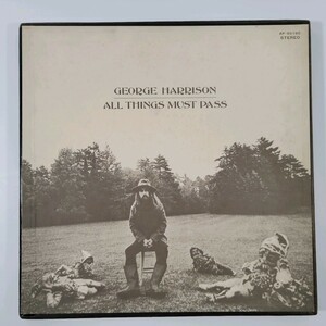 レア【赤盤】ジョージ・ハリスン GEORGE HARRISON/ALL THINGS MUST PASS/3枚組LP-BOX AP-9016C レコード 検) ビートルズ Beatles　231124