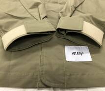 ■ WTAPS 22SS SCOUT LS/NYCO.TUSSAH 221 WVDT-SHM04 ダブルタップス スカウト クロスボーン ロングスリーブシャツ カーキ 長袖 ●231117_画像5