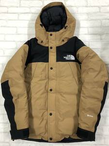 ■ THE NORTH FACE ノースフェイス Mountain Down Jacket マウンテン ダウンジャケット ベージュ ND91930 GORE-TEX Lサイズ ●231112