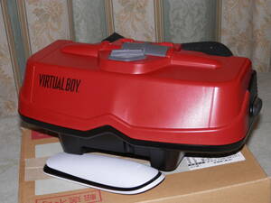 美品 バーチャルボーイ 本体＋ACアダプタタップ 取扱説明書、マリオテニスつき NINTENDO VIRTUAL BOY VUE-001