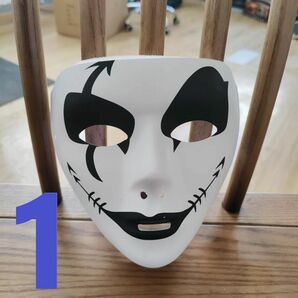 ハロウィン コスチューム マスク1 死 怖い 不気味恐ろしいフェイスマスク コスプレパーティーの小道具 女性男性用の仮装 衣装お面