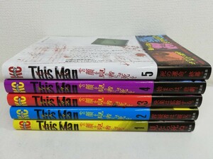 This Manその顔を見た者には死を全5巻/花林ソラ.恵広史/全巻初版帯付き.美品【送料200円.即発送】