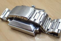 デッドストック ◆スイス製 コンコルド マスタング500 ◆スクエア/グリーングラデーション 手巻きアンティークメンズ腕時計_画像4
