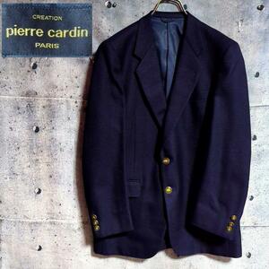 pierre cardin ヴィンテージ テーラードジャケット 紺ブレザー ピエールカルダン vintage 