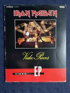 中古VHD　ビデオディスク　VHD Iron Maiden アイアン・メイデン 埃り高き戦い+3　Video Pieces