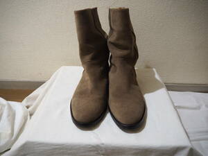 2006ss Maison Martin Margiela スウェードレザーペコスブーツ size41 美品 マルジェラ 22 GARCONS comoli スタイリスト私物 23 