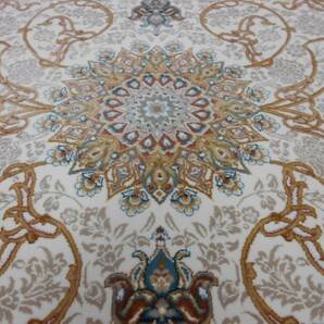 ペルシャ絨毯の本場から！超高密度織 豪華 立体柄！ 本場イラン産 絨毯！ウィルトン織 144万ノット！200×250cm-45001の画像6
