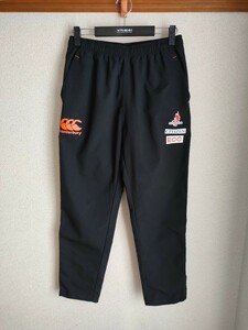 希少 超美品 カンタベリー Canterbury XLサイズ トレーニングパンツ サンウルブズ SUNWOLVES R19019SR 企業ロゴ 送料無料