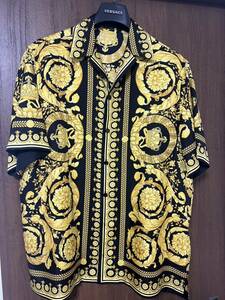 Versace, Versace, silk, short sleeves shirt, certainty regular goods, new goods unused,48 size 