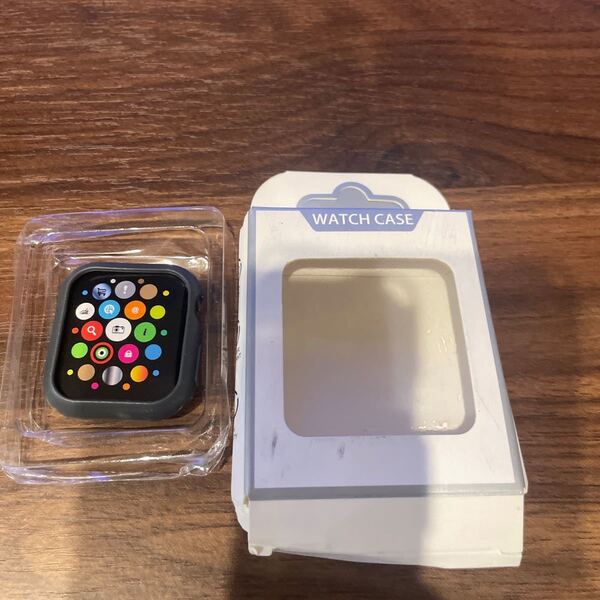 c16 Apple Watch 40mm ケース, 全面保護 耐衝撃 ソフトTPUウォッチケースシンプルファッション　Apple Watchに最適(40mm, 深灰色、グレー)