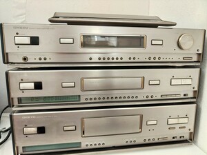 ONKYO オンキョー K-1000 / R-1000 / C-1000 / RC-1000S 4点セット オーディオ テープデッキ アンプ CDプレーヤー