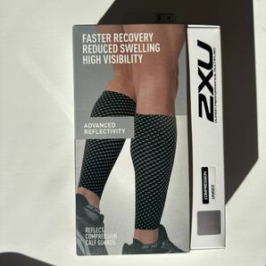 お買い得 2XU REFLECT COMPR CALF GUARDS ランニング サポート