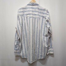 【送料370円】Vintage CHUTE#1 ウエスタンシャツ メンズ L相当 長袖 コットン ストライプ 柄シャツ ハート ヴィンテージ ビンテージ_画像7