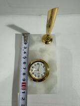 Fancy Clock ファンシークロック MPDECO Marble&Granite置時計 天然大理石 不動 未使用品_画像6