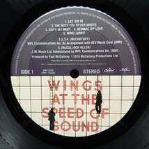 Wings『Wings At The Speed Of Sound』『スピード・オブ・サウンド』ウイングス/LP/レコード/#EYLP1807_画像3