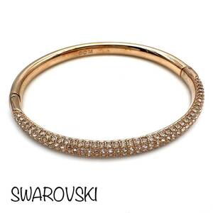 SWAROVSKI｜スワロフスキー バングル【アクティ】ピンクゴールドカラー ラインストーン ブレスレット アクセサリー ブランド a85et