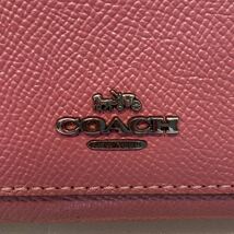 coach 長財布　ピンク　財布　コーチ　ポケット付き　コーチ長財布　ファスナー ジップ COACH ウォレット 950114_画像4