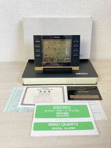 SEIKO セイコー クォーツデジタル NEXTIME バイオリズム DIGITAL ALARM BIORHYTHM EK712G S9952-4000 説明書付き 現状品