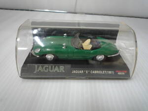 【未開封】1/43　NEWRAY48839　JAGUAR　”E”　CABRIOLET（1961）【ケース擦れ、テープ汚れ、隙間が有る為中にホコリ有】ジャガー