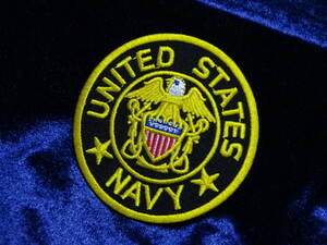 米軍納入工場製/米海軍UNITED STATES NAVYシンボルパッチ（ワッペン）