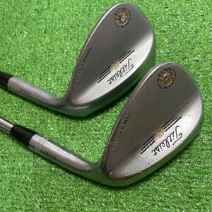 ■最落なし！タイトリスト ボーケイウエッジ TVD-R C-C 52&58 2本セット スピンミルド DGS200■【Titleist vokey design】