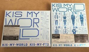 KIS-MY-WORLD 初回盤A 初回盤B 2形態セット キスマイ アルバム Kis-My-Ft2