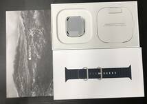 【開封済・バンド未開封・ロック解除済】Apple Watch ULTRA Titanium Midnight Ocean Band 49mm MQFK3J/A　アップルウォッチ ウルトラ_画像7