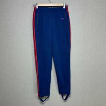 YT0627 70's 80's adidas アディダス トラックパンツ ADS-3F サイズ3 デサント DESCENTE 足掛け付き ジャージパンツ ドイツ製 ヴィンテージ_画像1