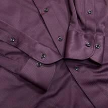 YT0645 100円スタート♪ Perfect Suit FActory パーフェクトスーツファクトリー i-shirt アイシャツ サイズM39-82 ストライプ P.S.FA_画像5