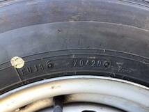 H.19~20年 175/80R14 ダンロップ ホイール 14×5 1/2J 4本セット T 231125 ② 即日発送可 ヤフオク SP TX-01 19kg 160s_画像4