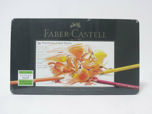 送料無料 FABER-CASTELL ファーバーカステル Polychromos ポリクロモス 油性 色鉛筆 36色 110036 缶入り 新品