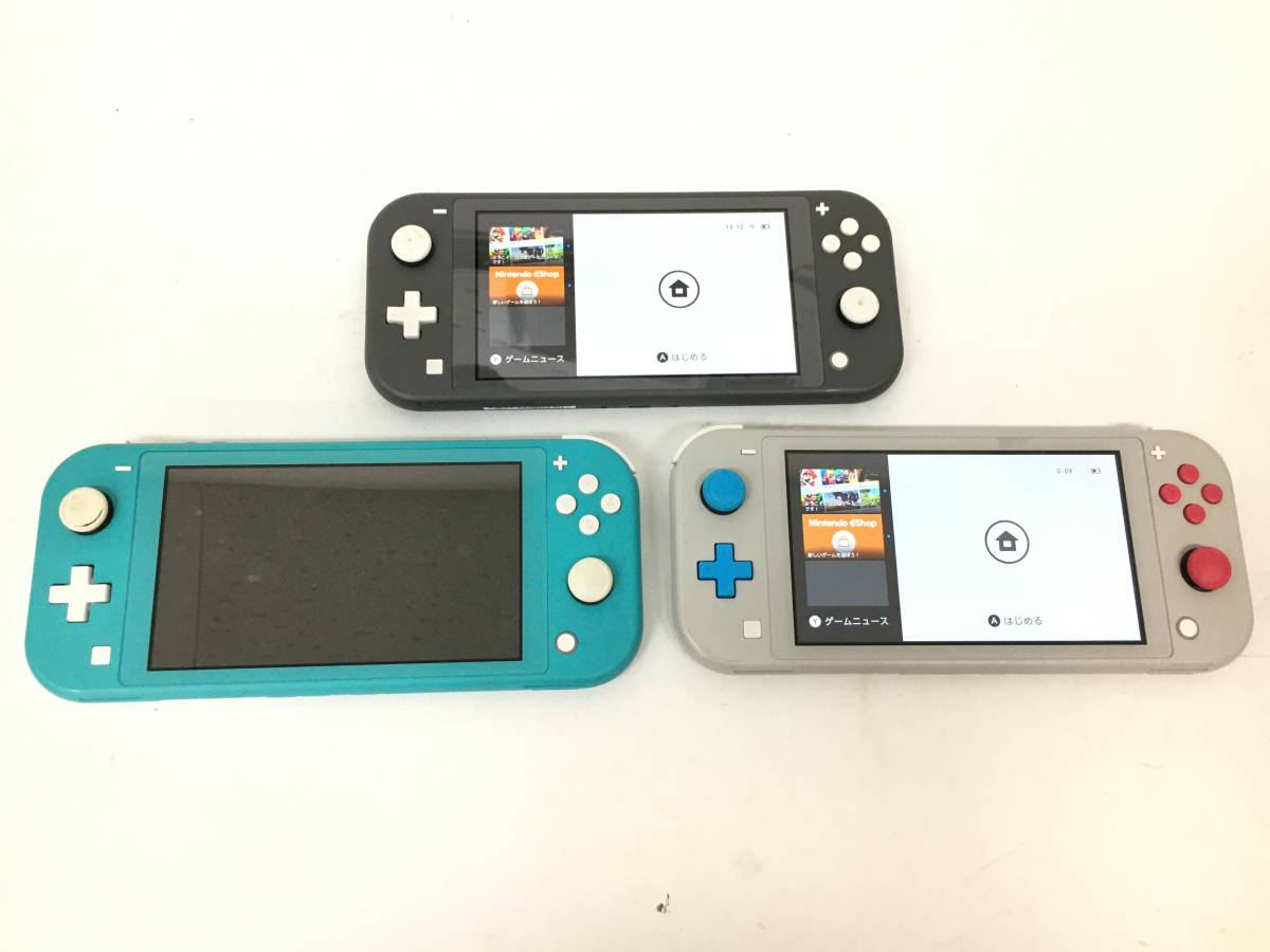 ジャンク】Nintendo switch Lite 動作未確認 部品用 ４台-