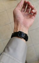 セイコーの電波ソーラー腕時計　皮ベルト社外品_画像4