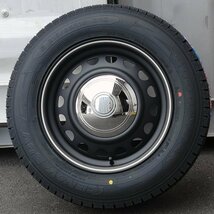 新作 ハイエース 200系 国産 冬タイヤ GOODYEAR ICE NAVI SUV 215/65R16 タイヤ ホイール 4本 セット D-STEEL_画像2