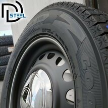 新作 ハイエース 200系 国産 冬タイヤ グッドイヤー アイスナビ SUV 215/65R16 タイヤ ホイール 4本 セット D-STEEL_画像6