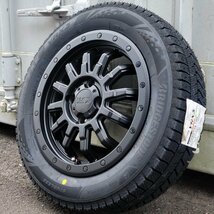 14インチ ブリヂストン ブリザック VRX3 155/65R14 スタッドレスタイヤホイール4本セット ハイゼット トラック バン デッキバン ジャンボ_画像2