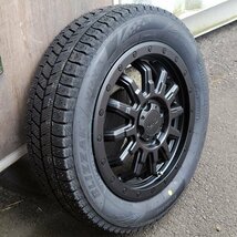 14インチ ブリヂストン ブリザック VRX3 155/65R14 国産 スタッドレスタイヤホイール4本セット サンバー ピクシス トラック アクティ NVAN_画像7