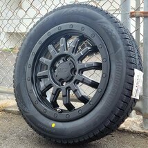 14インチ BRIDGESTONE BLIZZAK VRX3 155/65R14 国産 スタッドレス タイヤ ホイール 4本 セット S500P S510P ハイゼット ブリザック_画像1