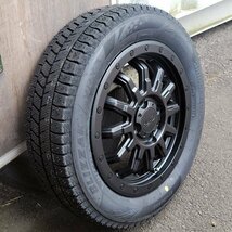 14インチ BRIDGESTONE BLIZZAK VRX3 155/65R14 国産 スタッドレス タイヤ ホイール 4本 セット S500P S510P ハイゼット ブリザック_画像7