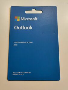 新品 Microsoft Outlook 2021 永続版カード