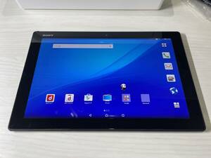 ◯判定 SIMフリー 美品 SO-05G ブラック Xperia Z4 tablet SIMロック解除済み