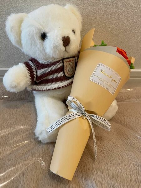 くまのぬいぐるみ＆ブーケ BEAR テディベア