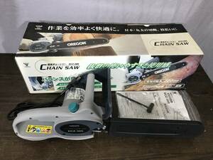 【2097】 ヤマゼン YAMAZEN 電気 チェーンソー 300mm 電動 チェンソー ECZ-305 OREGON オレゴン ソーチェーン 電動工具 未使用品