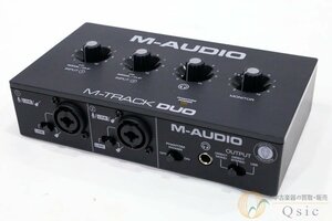 [美品] M-AUDIO M-Track DUO コンパクトなオーディオインターフェース [WJ677]