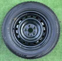 ★トヨタ 純正 15インチ スチールホイール& BRIDGESTONE BLIZZAK VRX 185/65R15 スタッドレスタイヤ4本セット★ 10系シエンタ等AN 61_画像2