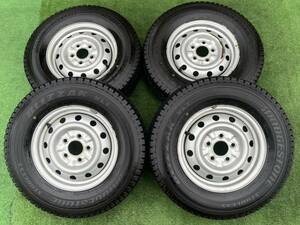 マツダ ボンゴ 純正スチールホイール 14×5J+50 185R14 LT BRIDGESTONE BLIZZAK VL1 スタッドレスタイヤ 4本セット★AN79