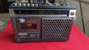 中古◆SONY ソニー FM/AM RADIO CASSETTE-CORDER CF-1490 ジャンク品