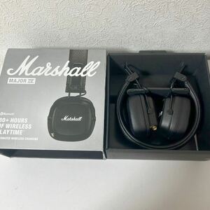 Marshall ヘッドフォン MAJOR IV Bluetooth 美品ブラック 