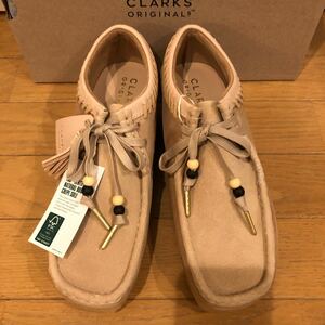 [未使用] CLARKS WALLABEE ワラビー 大人気カラー　ナチュラルスニーカー 