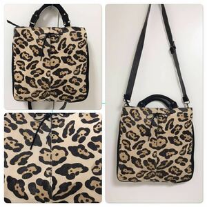  original leather is lako leopard print tote bag Leopard pattern A4 storage is lako suede 